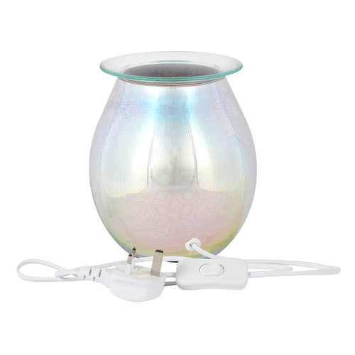 3D Geometric Flower Light Up Electric Warmer