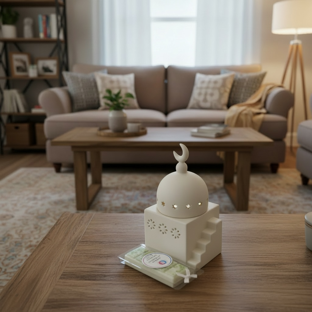 Rawdah Al- Madinah Wax Melt & Mosque Warmer Set