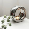 Porto Ceramic Wax Warmer - Chrome